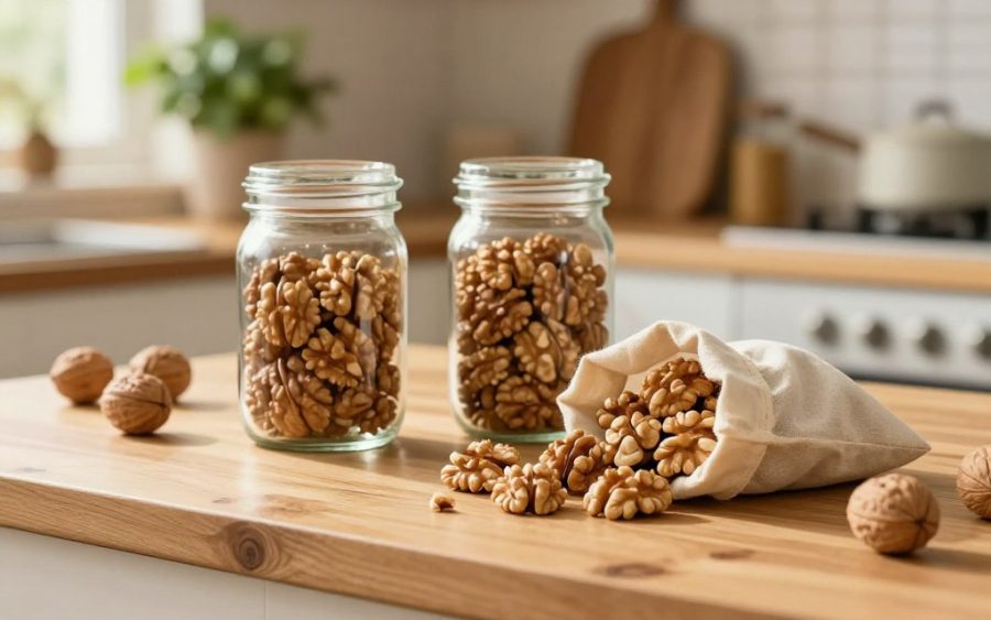 Jak przechowywać obrane orzechy włoskie, by zachowały świeżość