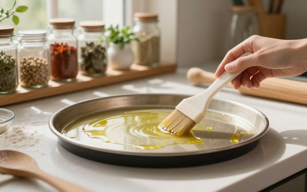 natłuszczenie formy tłuszczem