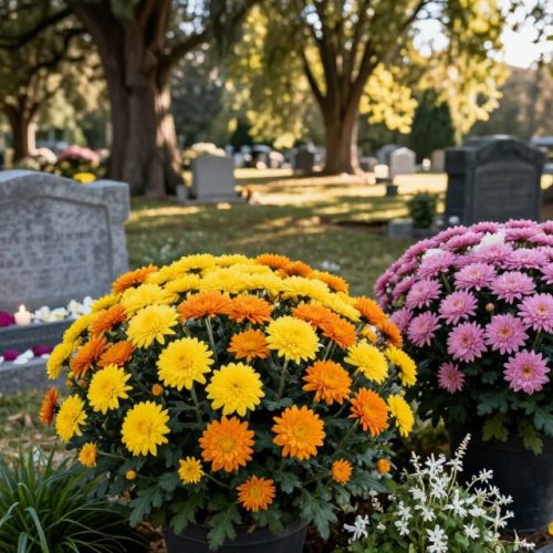 Jak udekorować chryzantemy w doniczce na cmentarz, by zachwycały