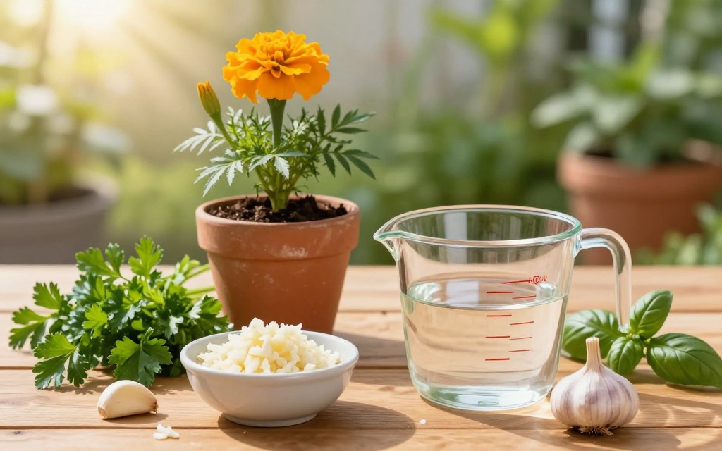 wywar z czosnku dla roślin